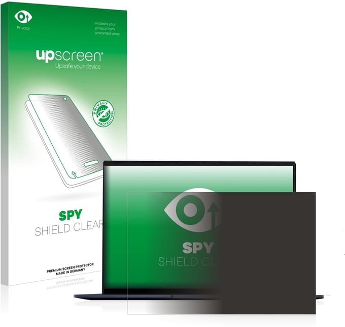 upscreen - privacy screenprotector voor ASUS ZenBook 14 OLED - Folie Beschermfolie Blauwlichtfilter