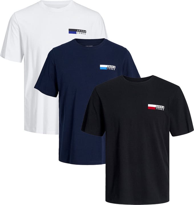 Jack & Jones Heren t-shirt 3 pack Corp