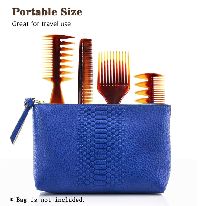 4 STKS Haarborstel Kam Set Grove Kam Kappers Styling Tools Natte Pick Kapper Kam barnsteen