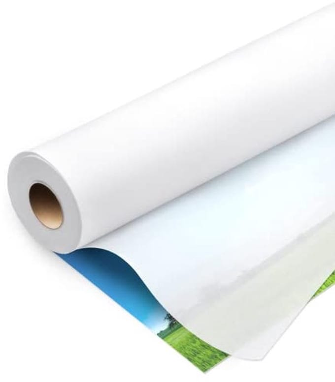 Premium transparant tekenpapier rol 91,4 cm x 50 m - blanco schetspapier voor knutselen en architectuur
