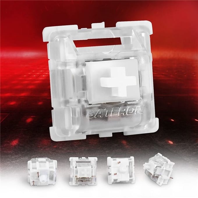 Sharkoon Linear Gateron PRO WHITE Toetsenbordschakelaars