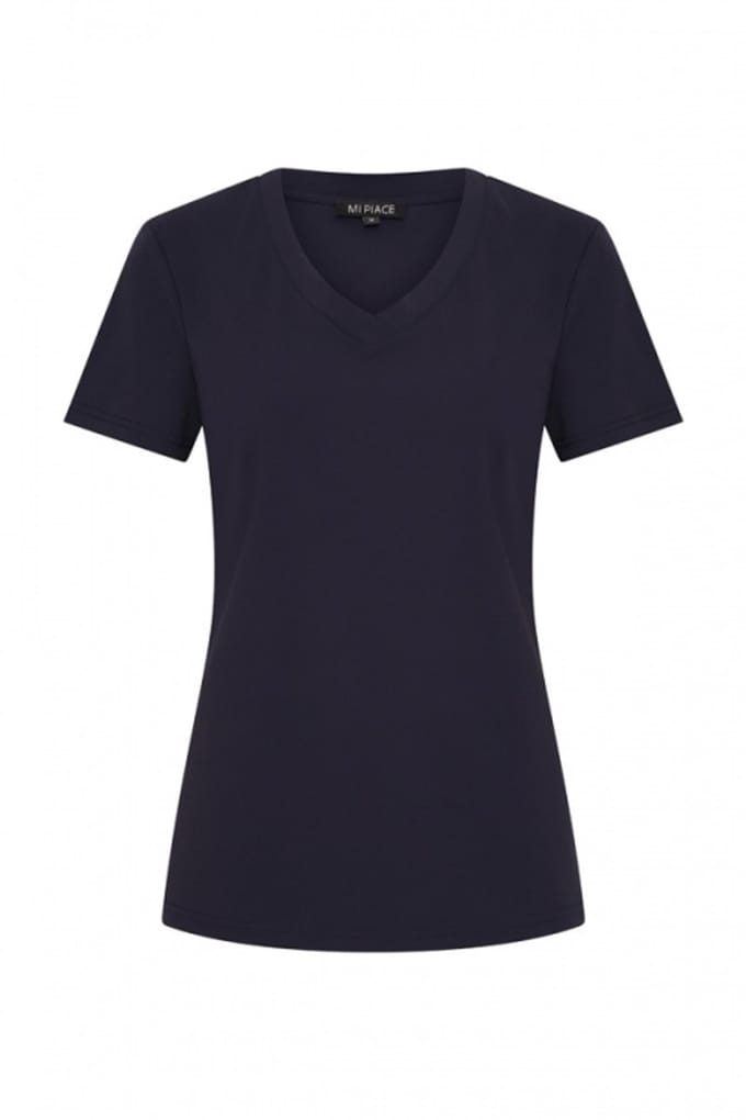 MI PIACE - Travel T-shirt Uni 2080 Dark Blue - Maat : XL