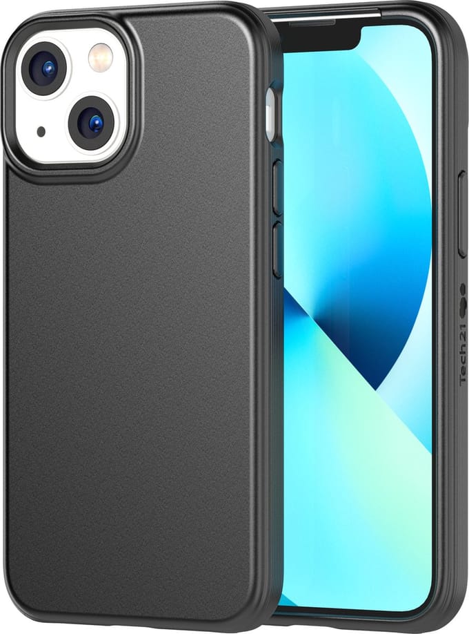 Tech21 Evo Lite hoesje voor iPhone 13 Mini - Zwart