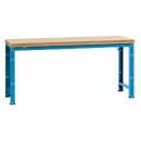 Manuflex werkbank Profi standaard, Tafelblad multiplex B 2000 x D 700, lichtblauw