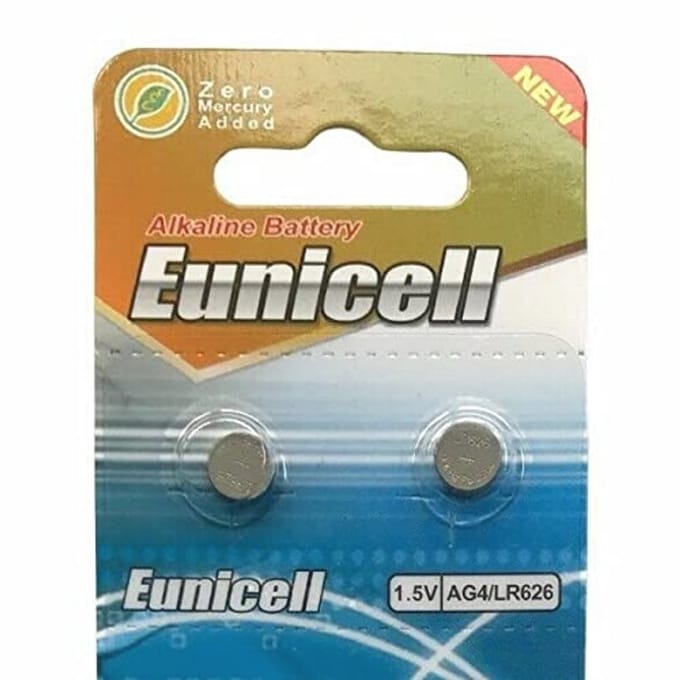 Alkaline Knoopcelbatterijen AG4 1.5V - LR66 / LR626 / SR626W - 10 Stuks