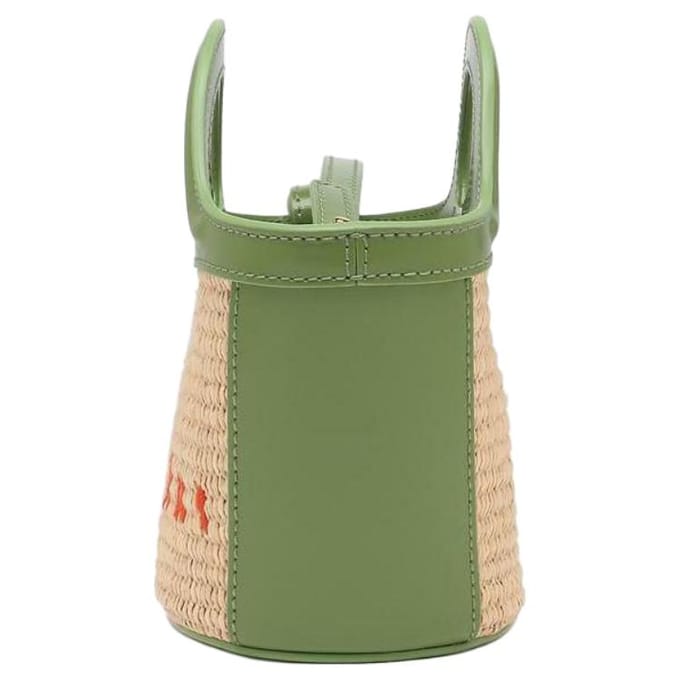 Marni Tropicalia Micro Tas Groen Dames Tassen BMMP0067Q0-P3860-Z3O94 Basic Set (Bag+Dust Bag) beige