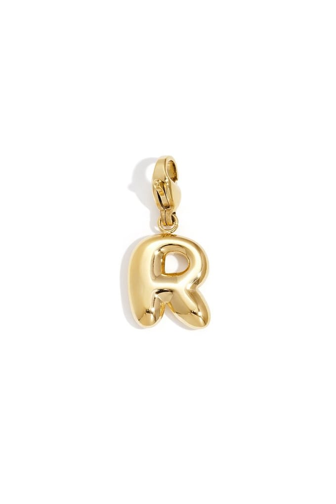 Bedel - letter R - roest vrij staal - sieraad - cadeau tip