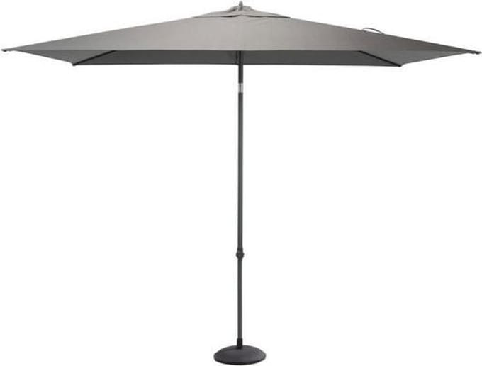 4 Seasons Azzurro parasol 200 x 300 cm antraciet solefin - houtlook frame