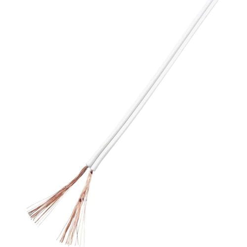 TRU COMPONENTS 93030c533 Draad 2 x 1 mm² Wit 25 m