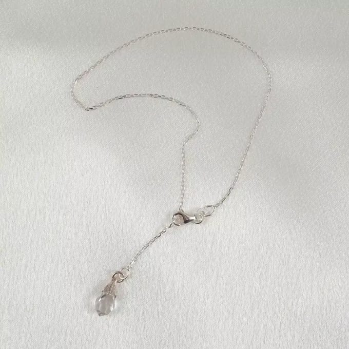 Sylvie Monthulé | Silver Anklet | Tear Drop