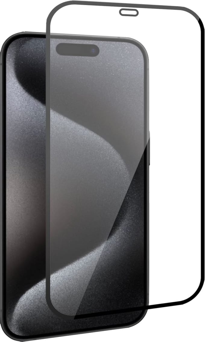 Geschikt voor iPhone 15 Plus Screenprotector - Gehard Glas - Full GuardCover