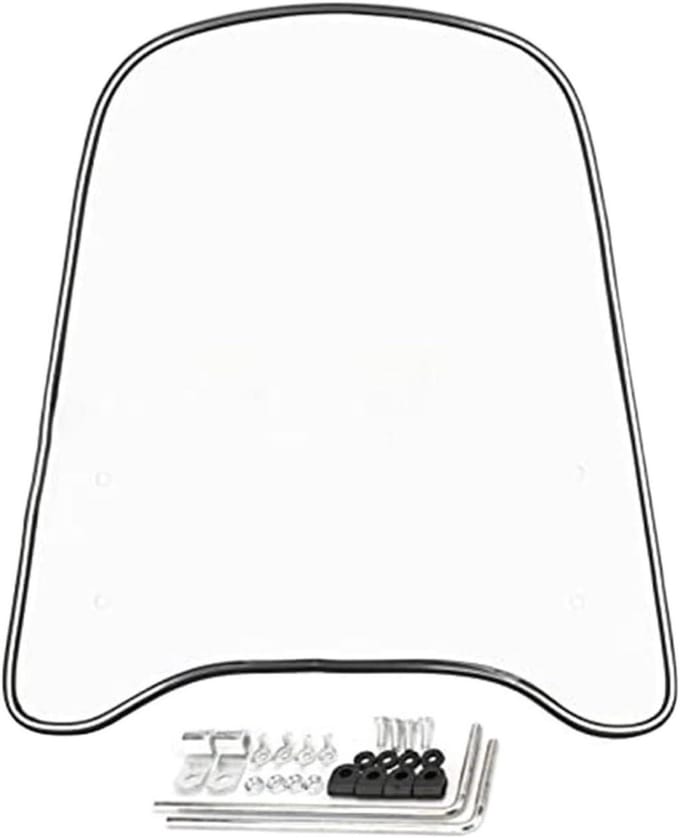 Motorfiets Windscherm - Scooter Spoiler - Bescherming Tegen Wind - Hoge Kwaliteit PC Materiaal - Universele Pasvorm - Transparant