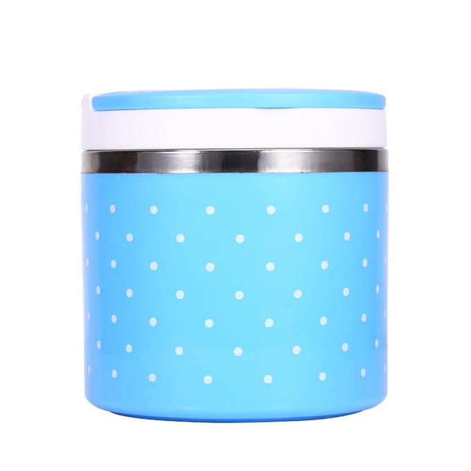 1 Laags Roestvrijstalen Isolatie Thermo Thermische Lunchbox Voedselcontainer Warm gray