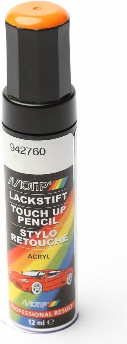 Motip 942760 - Auto lakstift - Oranje - 12 ml