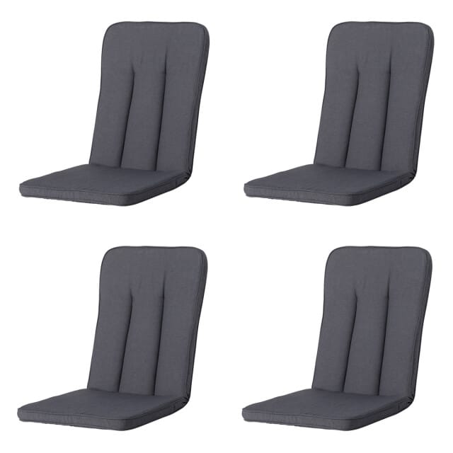 Madison - Tuinkussen Exelsior/primero/Balero Panama grey - Ca. 110x48 cm - Set van 4