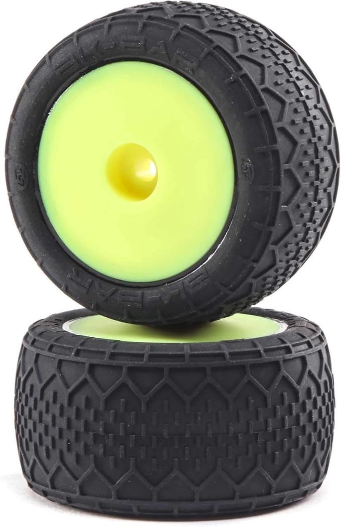 RC Banden - Wielset - Afstandsbediening Auto - Voorgemonteerd - 12 mm - Geel