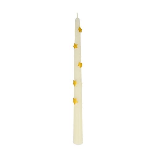 Meri meri kerst - ster kaarsen goud à 2 stuks