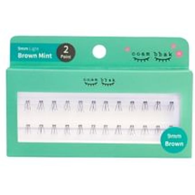 ccam bbak - Original Eyelash 2 Points - 13 Types 9mm Brown
