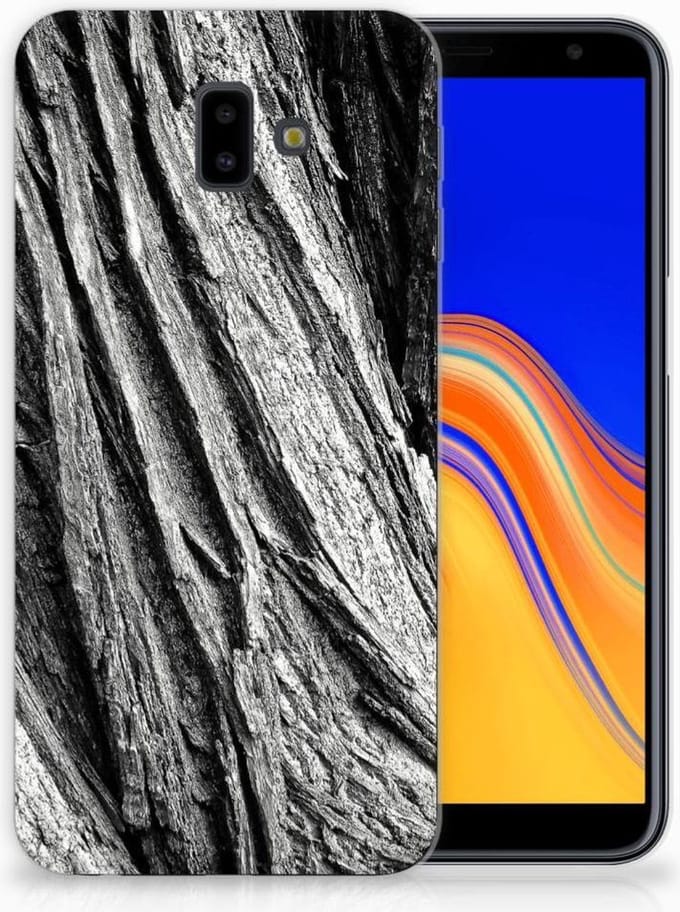 Bumper Hoesje Samsung Galaxy J6 Plus (2018) Boomschors Grijs