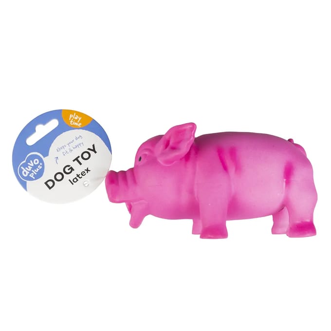 Latex hondenspeeltje Duvoplus Pig With Big Eye