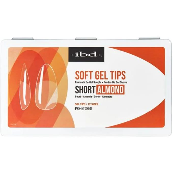 IBD Soft Gel Tips Short Almond 504st