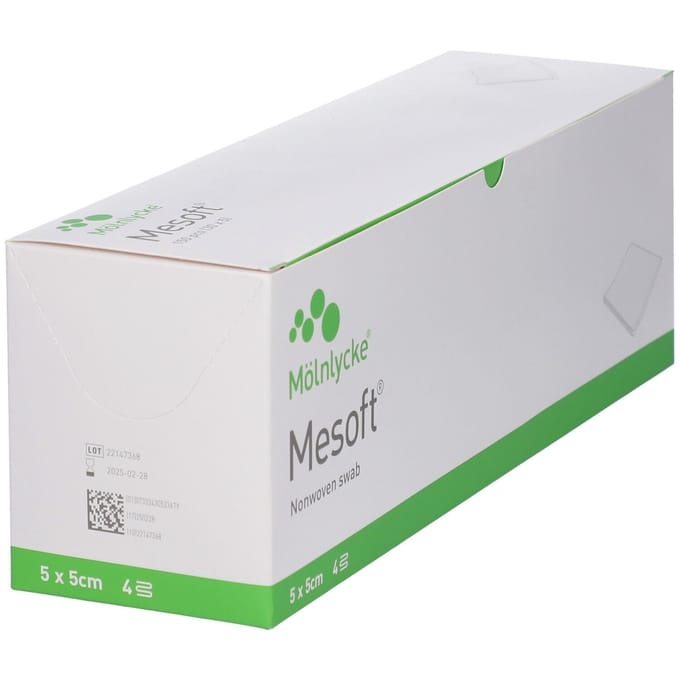 Mesoft Kompres Steriel 4-Lagig 5x5 cm 156065 30x5 Compressen