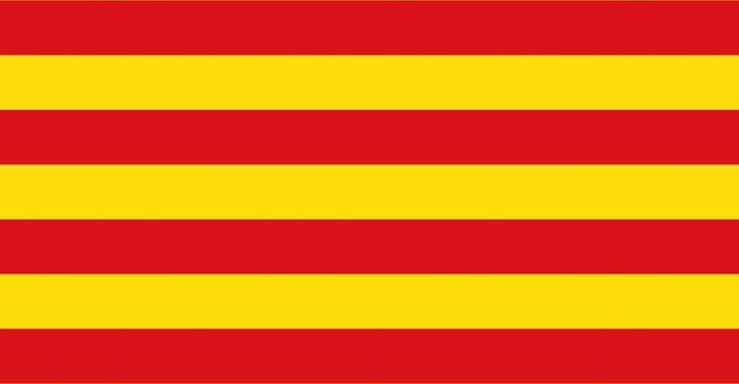 Vlag Catalonie 150x225cm