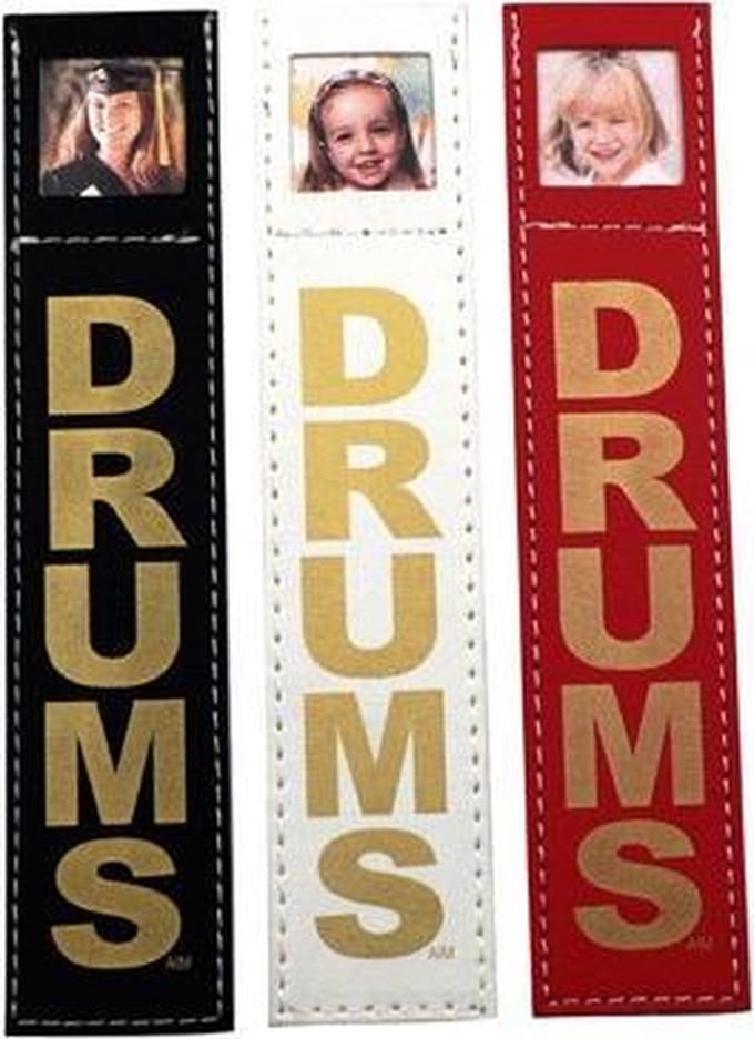 Boekenlegger met drums