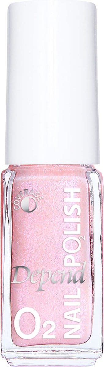 Depend Cosmetic | 02 Nail Polish | nagellak | roze met glitter | nr.190 | 5ml