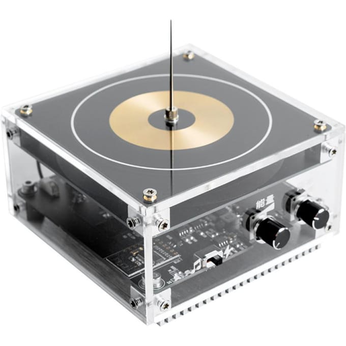 Multifunctionele elektronica Audio Muziek Tesla Coil Module Plasma Luidspreker Geluid Solide Wetenschap zwart
