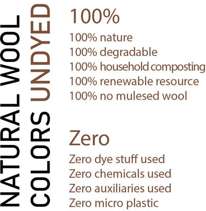 Ivanhoe trui NLS Petal Birch heren - 100% zuivere ongeverfde wol