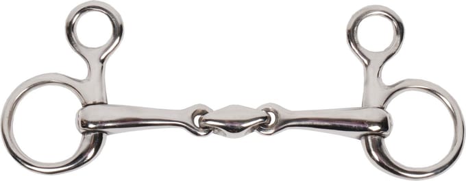 Pagony Baucher Bit Dubbel - Maat: 11,5 - Zilver - RVS