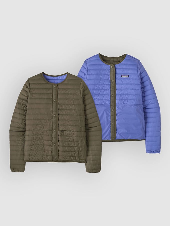 Patagonia Lw Reversible Down Sweater Vest groen