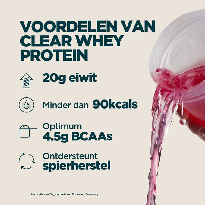 Clear Whey Isolate - 420G - 15servings - Raspberry & Lemon - Splash