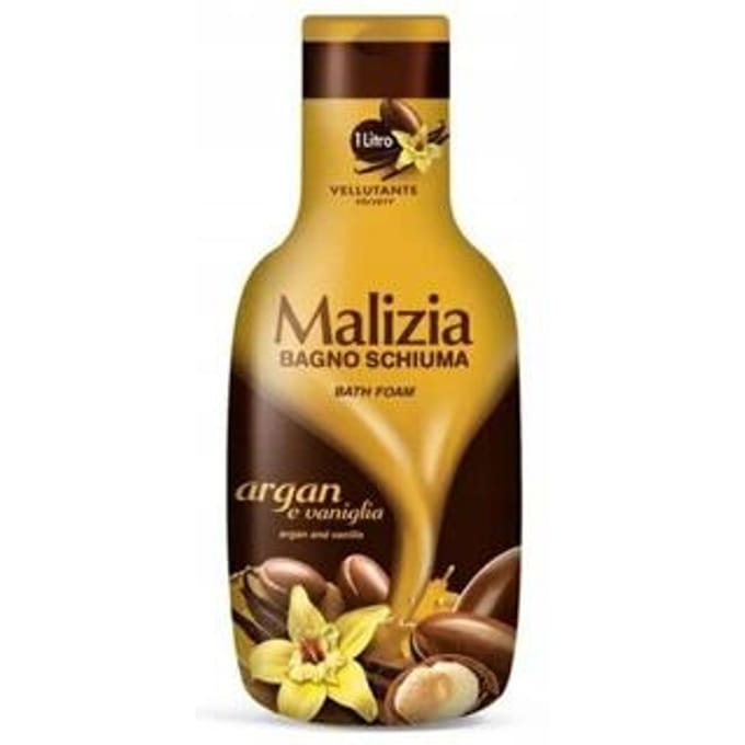 Gel douche bain argan/vanille 1l - malizia