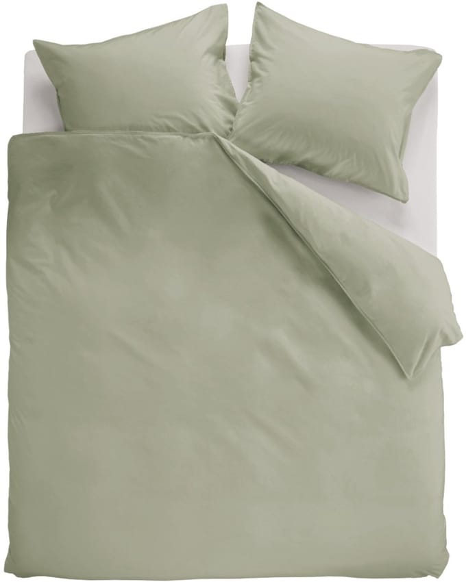 Linolux Dekbedovertrek Washed Cotton Green 2 persoons