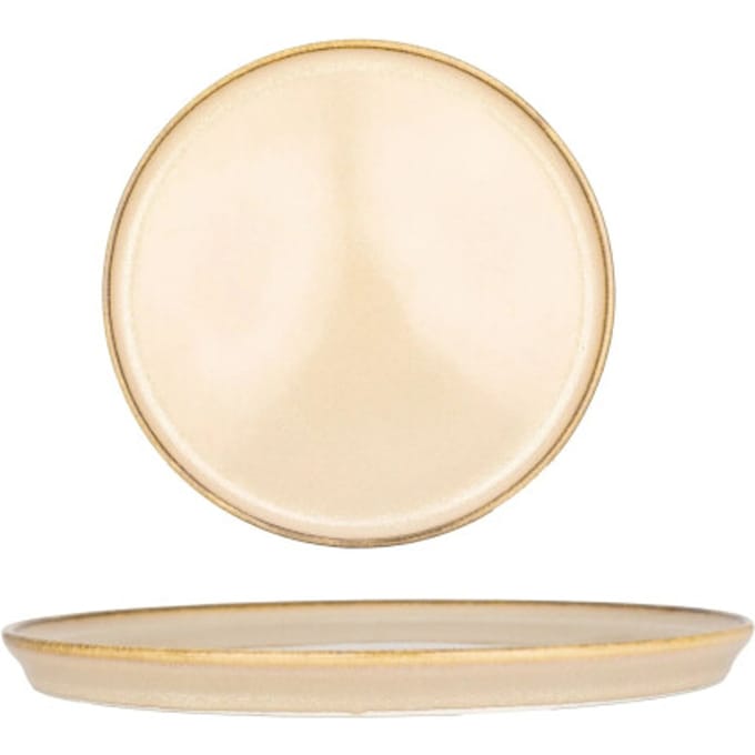 Bonna Dinerbord - Sand Hygge - Porselein - 28 cm - set van 6