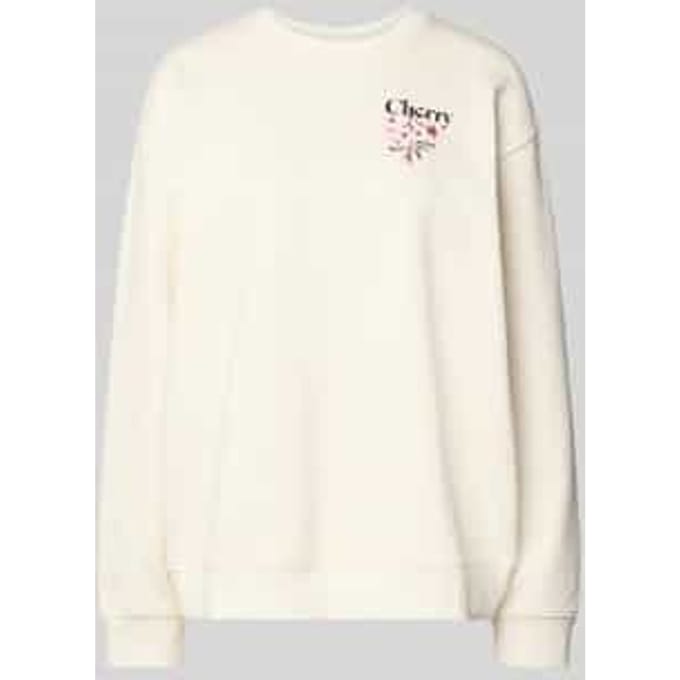 relaxed fit sweatshirt van zuivere katoen model 'Classic Crew_B_4'