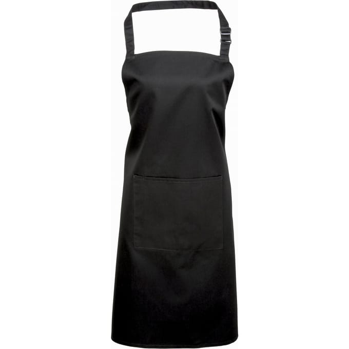 Premier Dames/Dames Kleuren Bipschort Met Zak / Werkkleding (Zwart)
