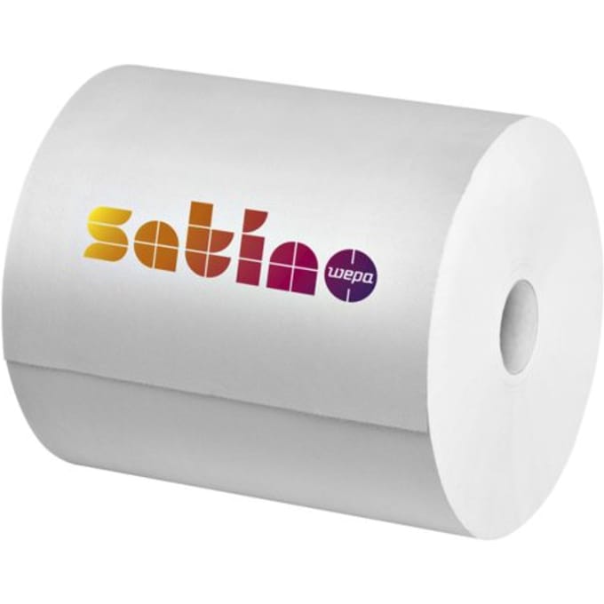 Poetspapier satino cr1 comfort 2-laags 1000 vel Wit 305290