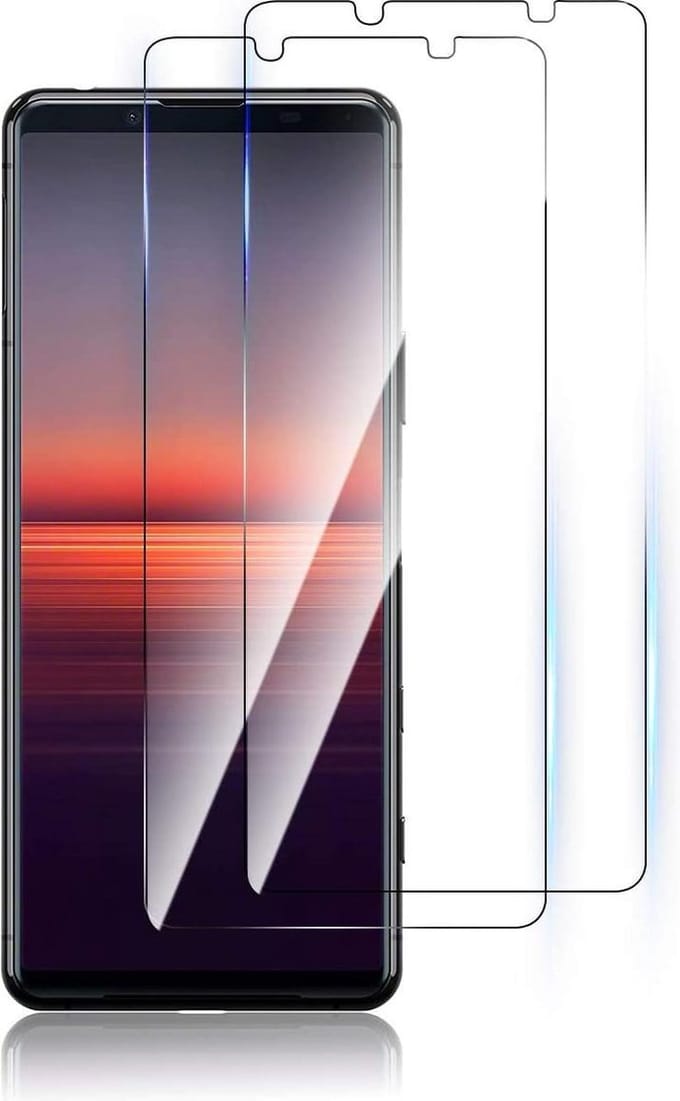 HB Glas Geschikt voor Sony XPERIA 10 III (3) - Screenprotector Glas Gehard Tempered Glass - 2 Stuks