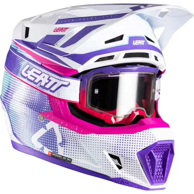 Leatt 7.5 V26 Motorcrosshelm met bril -