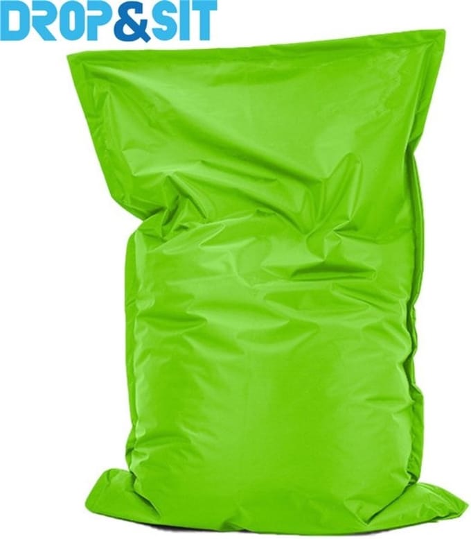 Drop & Sit - Zitzak - Appel Groen - 100x150 cm - Voor binnen en buiten