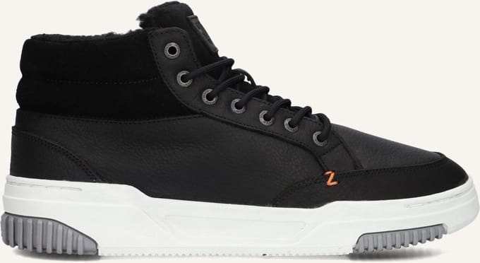 HUB Mark 2.1 Sneakers Heren - Leren Sneaker - Zwart - Maat 43