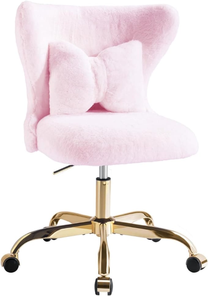 CLVP® Make up Stoel - Kaptafel Kruk - Visagie - Roze
