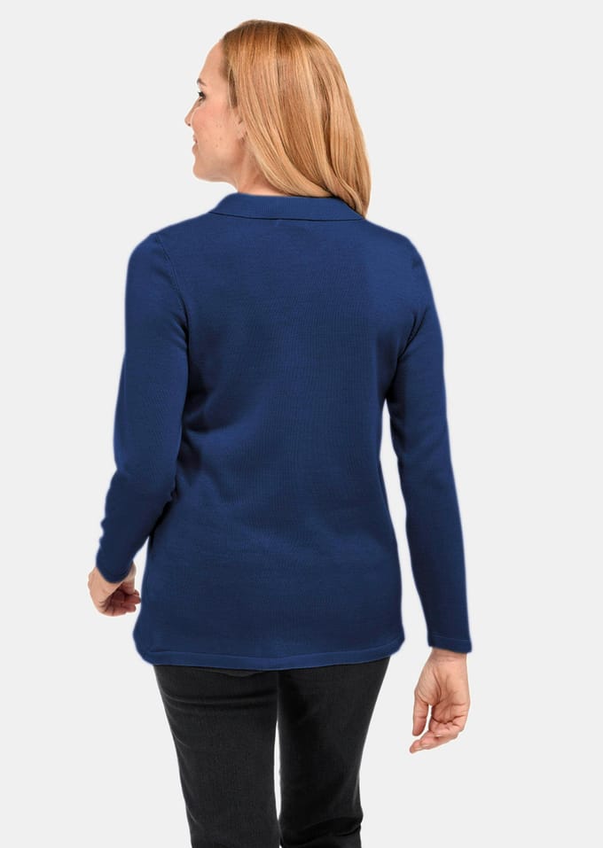 Polopullover - marine - Gr. 21 van Goldner Fashion
