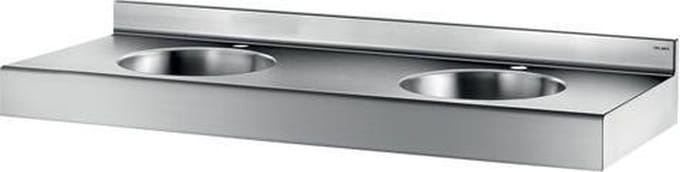 DUPLO RP collectieve wastafel wandmodel 1200 mm