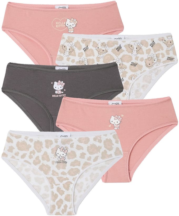 HELLO KITTY Set van 5 slipjes voor meisjes HELLO KITTY katoen