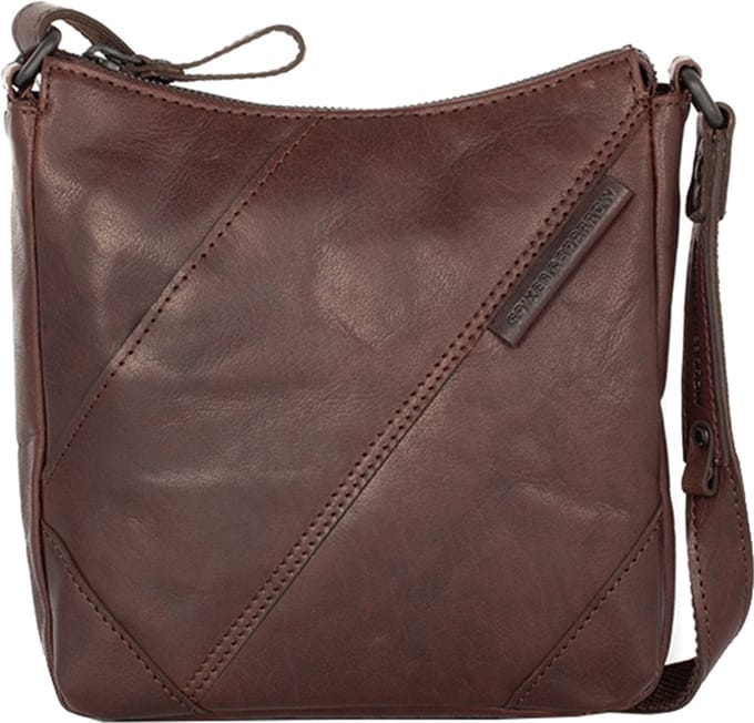 Leren Crossbodytas - Harper - Donkerbruin