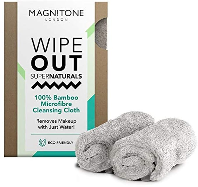 Bamboe Reinigingsdoek 2-Pack - 100% Natuurlijke Microvezels voor Effectieve Make-up Verwijdering